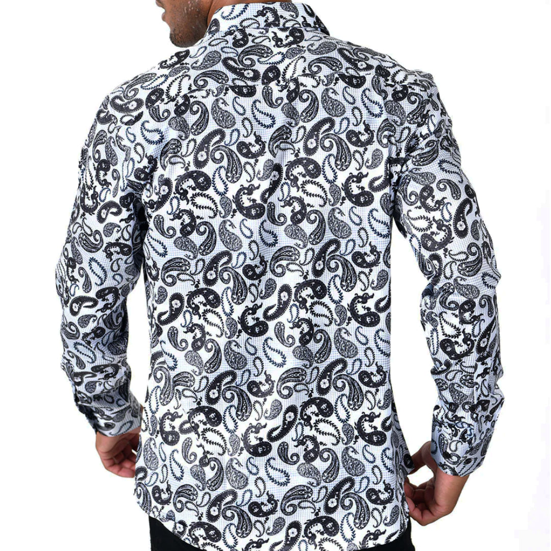 Mens Paisley Design Dress shirts – Premiere Dress Shirts